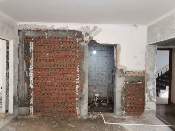 北京汉平装饰工程有限公司砖混结构墙体拆除后恢复