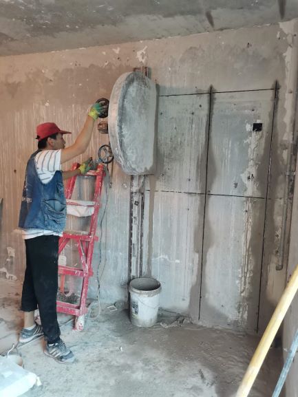 北京汉平装饰工程有限公司水锯切割墙体